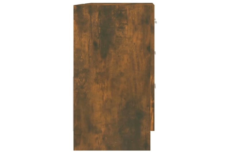 beBasic Handfatsskåp rökfärgad ek 63x30x54 cm konstruerat trä - Brown - Hus & renovering - Kök & bad - Badrum - Badrumsmöbler & badrumsinredning - Tvättställsskåp & kommod