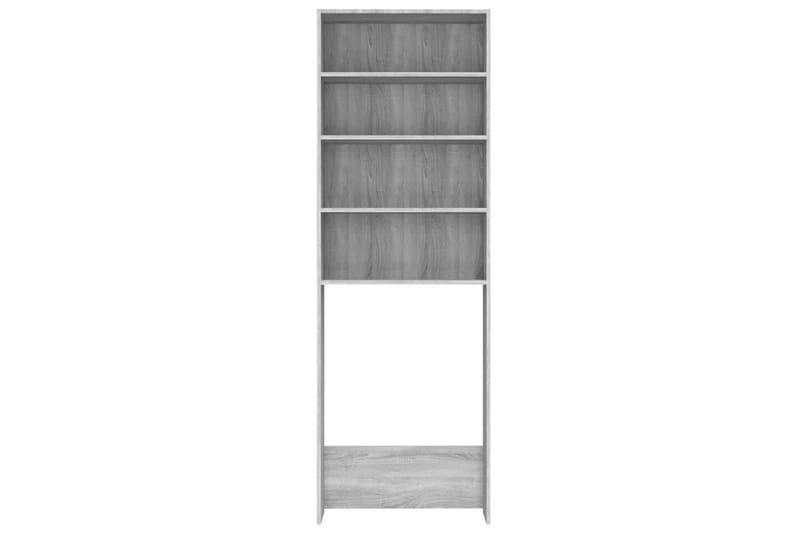 beBasic Skåp för tvättmaskin grå sonoma 64x24x190 cm - Hus & renovering - Kök & bad - Badrum - Badrumsmöbler & badrumsinredning - Badrumsskåp
