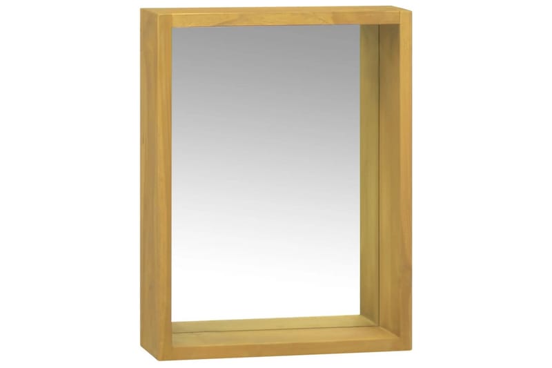beBasic Spegelskåp 30x10x40 cm massiv teak - Brown - Hus & renovering - Kök & bad - Badrum - Badrumsmöbler & badrumsinredning - Spegelskåp badrum