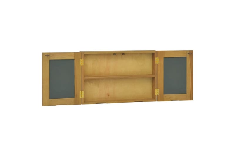 beBasic Spegelskåp 60x10x40 cm massiv teak - Brown - Hus & renovering - Kök & bad - Badrum - Badrumsmöbler & badrumsinredning - Spegelskåp badrum