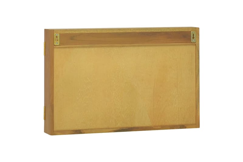 beBasic Spegelskåp 60x10x40 cm massiv teak - Brown - Hus & renovering - Kök & bad - Badrum - Badrumsmöbler & badrumsinredning - Spegelskåp badrum