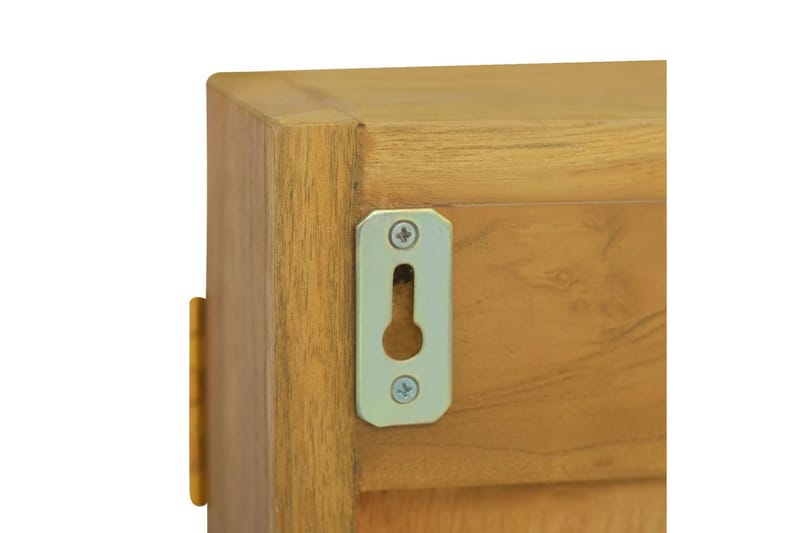 beBasic Spegelskåp 60x10x40 cm massiv teak - Brown - Hus & renovering - Kök & bad - Badrum - Badrumsmöbler & badrumsinredning - Spegelskåp badrum