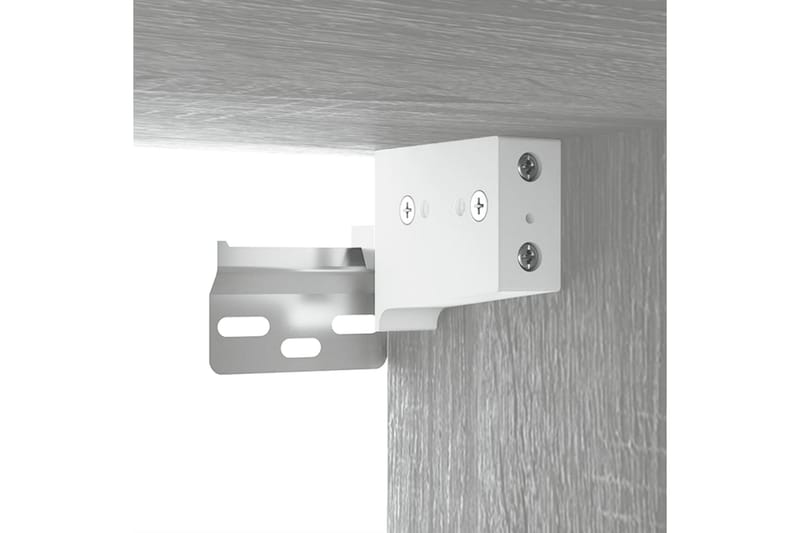 beBasic Spegelskåp med LED grå sonoma 76x15x55 cm - Grey - Hus & renovering - Kök & bad - Badrum - Badrumsmöbler & badrumsinredning - Spegelskåp badrum