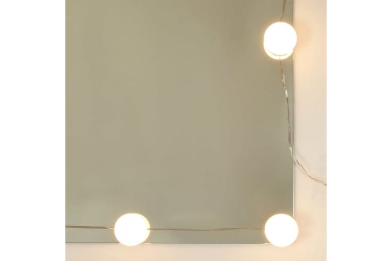 beBasic Spegelskåp med LED sonoma-ek 60x40x140 cm - Brown - Hus & renovering - Kök & bad - Badrum - Badrumsmöbler & badrumsinredning - Spegelskåp badrum