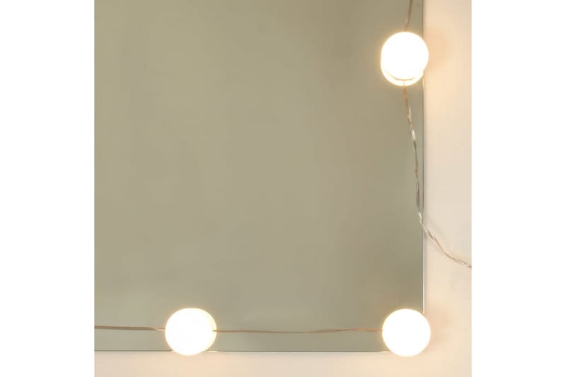 beBasic Spegelskåp med LED sonoma-ek 60x40x140 cm - Brown - Spegelskåp badrum