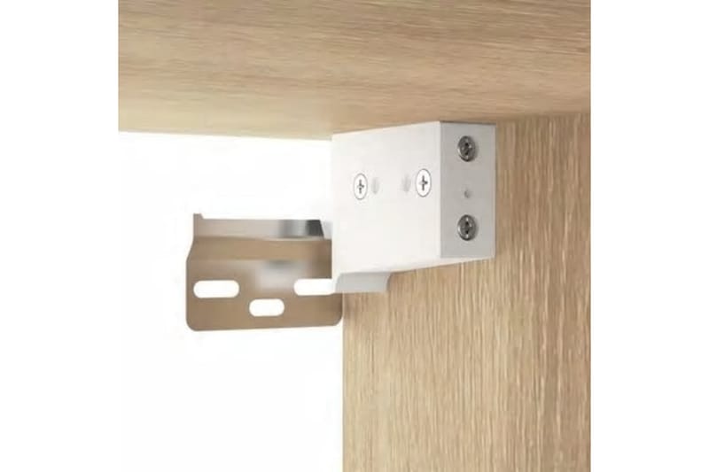 beBasic Spegelskåp med LED sonoma-ek 76x15x55 cm - Brown - Hus & renovering - Kök & bad - Badrum - Badrumsmöbler & badrumsinredning - Spegelskåp badrum