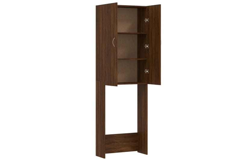 beBasic Tvättmaskinsskåp brun ek 64x25,5x190 cm - Hus & renovering - Kök & bad - Badrum - Badrumsmöbler & badrumsinredning - Badrumsskåp