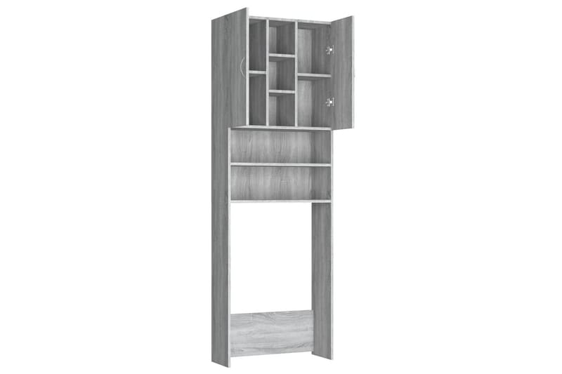 beBasic Tvättmaskinsskåp grå sonoma 64x25,5x190 cm - Hus & renovering - Kök & bad - Badrum - Badrumsmöbler & badrumsinredning - Badrumsskåp