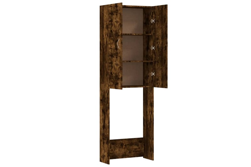 beBasic Tvättmaskinsskåp rökfärgad ek 64x25,5x190 cm - Hus & renovering - Kök & bad - Badrum - Badrumsmöbler & badrumsinredning - Badrumsskåp