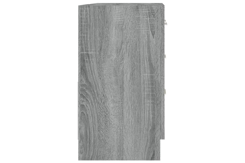 beBasic Tvättställsskåp Grå Sonoma 63x30x54 cm konstruerat trä - Grey - Hus & renovering - Kök & bad - Badrum - Badrumsmöbler & badrumsinredning - Badrumsskåp