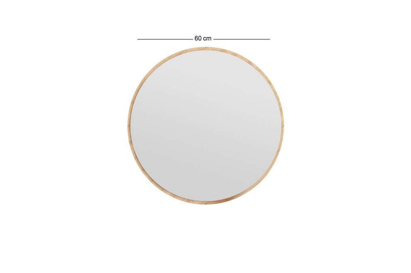 Buhem Badrumsspegel 60 cm Rund - Marmor - Hus & renovering - Kök & bad - Badrum - Badrumsmöbler & badrumsinredning - Badrumsspegel