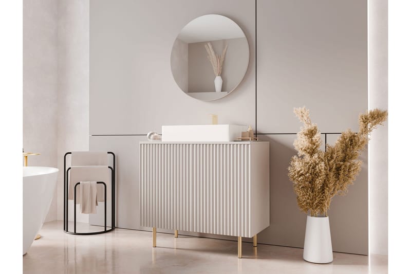 Casa Tvättställsskåp - Beige - Hus & renovering - Kök & bad - Badrum - Badrumsmöbler & badrumsinredning - Tvättställsskåp & kommod