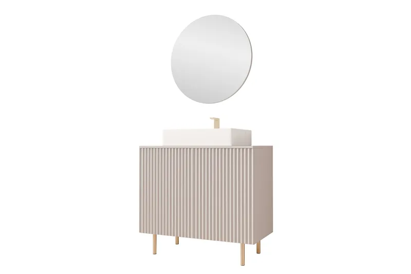 Casa Tvättställsskåp, Beige