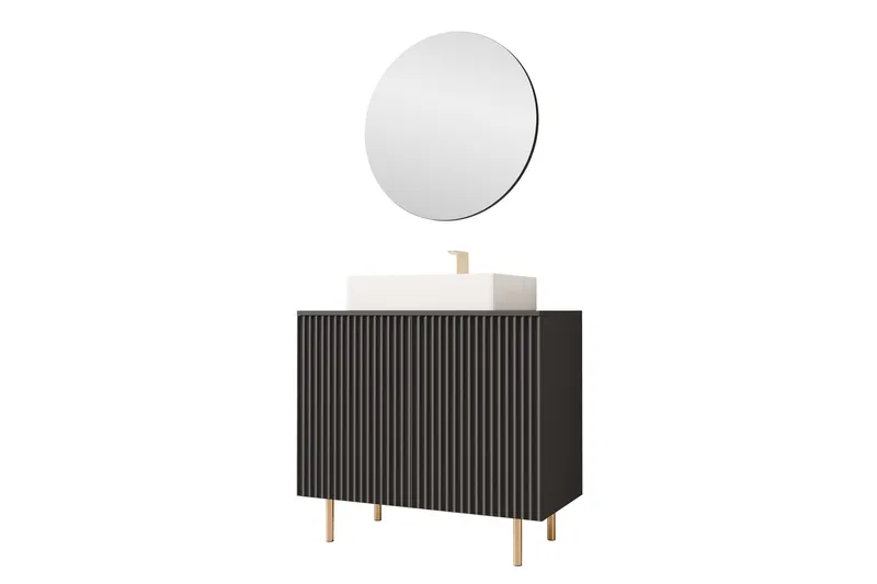 Casa Tvättställsskåp, Svart