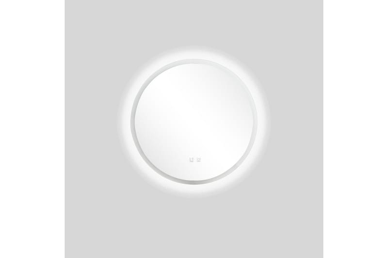 Clas Rund Badrumsspegel med LED-belysning 60 cm - Transparent - Hus & renovering - Kök & bad - Badrum - Badrumsmöbler & badrumsinredning - Badrumsspegel