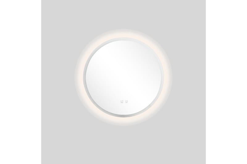 Clas Rund Badrumsspegel med LED-belysning 60 cm - Transparent - Hus & renovering - Kök & bad - Badrum - Badrumsmöbler & badrumsinredning - Badrumsspegel