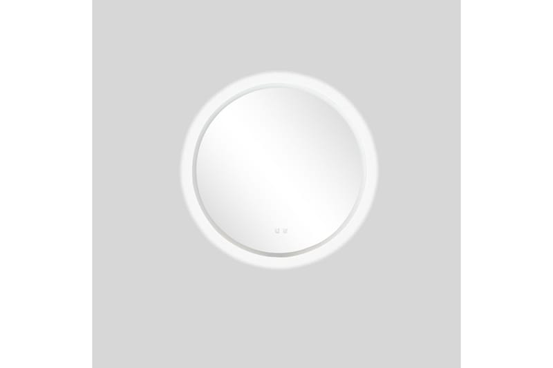 Clas Rund Badrumsspegel med LED-belysning 80 cm - Transparent - Hus & renovering - Kök & bad - Badrum - Badrumsmöbler & badrumsinredning - Badrumsspegel