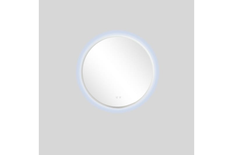 Clas Rund Badrumsspegel med LED-belysning 80 cm - Transparent - Hus & renovering - Kök & bad - Badrum - Badrumsmöbler & badrumsinredning - Badrumsspegel