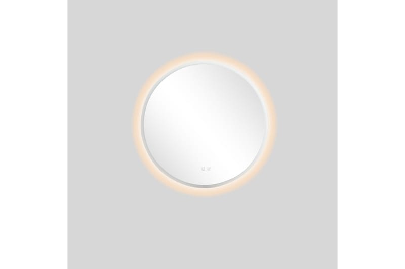 Clas Rund Badrumsspegel med LED-belysning 80 cm - Transparent - Hus & renovering - Kök & bad - Badrum - Badrumsmöbler & badrumsinredning - Badrumsspegel