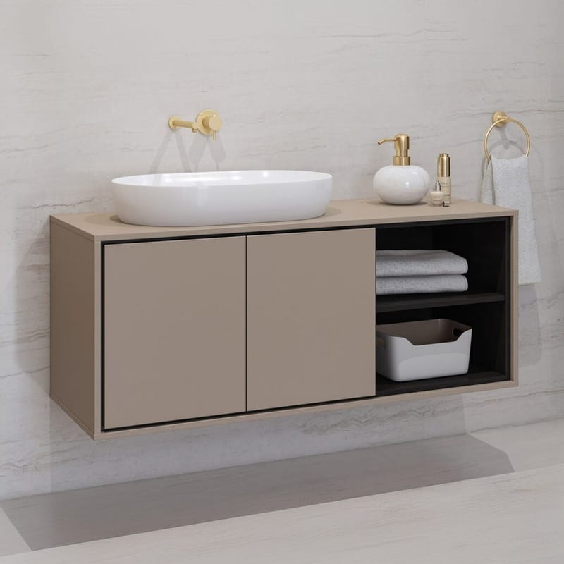 Diskbänkskåp Irvine 2 Dörrar - Kongo, 120 cm - Hus & renovering - Kök & bad - Badrum - Badrumsmöbler & badrumsinredning - Badrumsskåp