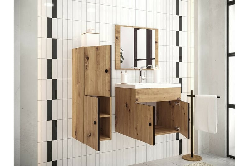 Dunvegan Badrumsmöbelset - Brun - Kompletta möbelpaket badrum