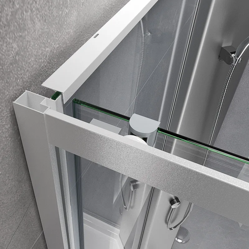 Duschkabin 80x80x203cm | Komplett - Aluminiumprofil - Hus & renovering - Kök & bad - Badrum - Duschar - Duschkabin