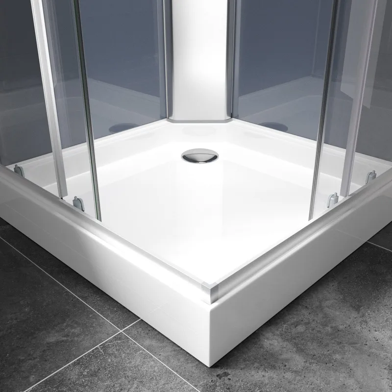 Duschkabin 80x80x203cm | Komplett - Aluminiumprofil - Hus & renovering - Kök & bad - Badrum - Duschar - Duschkabin