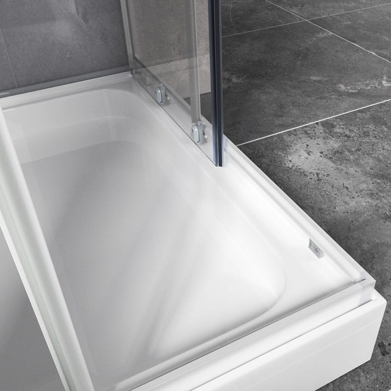 Duschkabin 80x80x203cm | Komplett - Aluminiumprofil - Hus & renovering - Kök & bad - Badrum - Duschar - Duschkabin