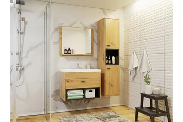 Ekomi Möbelset för Badrum 133 cm - Hus & renovering - Kök & bad - Badrum - Badrumsmöbler & badrumsinredning - Kompletta möbelpaket badrum