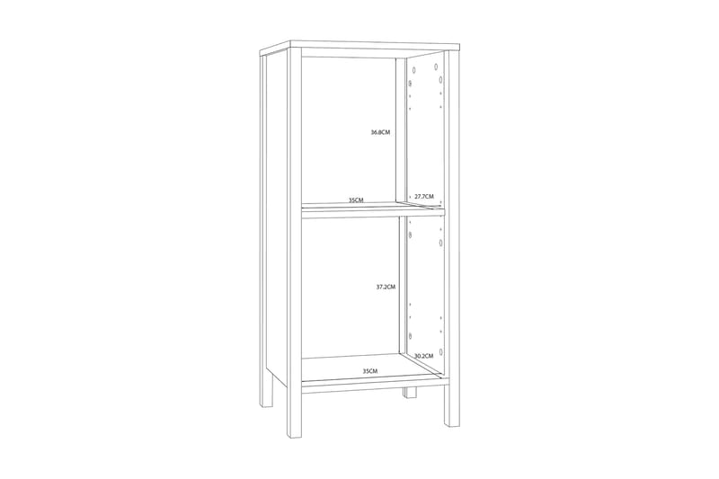 Elsassona Badrumsskåp 40x35 cm - Vit - Hus & renovering - Kök & bad - Badrum - Badrumsmöbler & badrumsinredning - Badrumsskåp