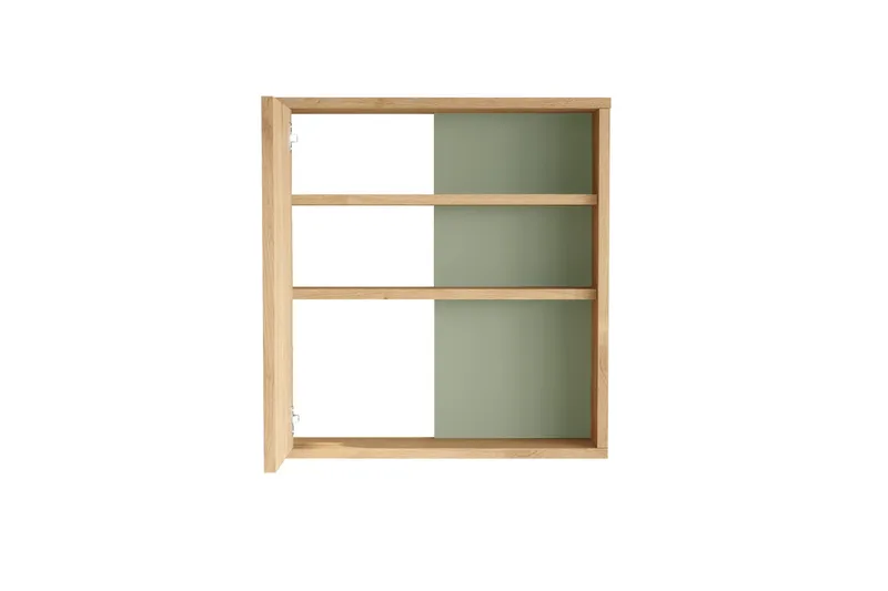 Enis Väggskåp 60 cm, Ek/Grön