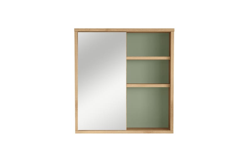 Enis Väggskåp 60 cm - Ek/Grön - Hus & renovering - Kök & bad - Badrum - Badrumsmöbler & badrumsinredning - Badrumsskåp