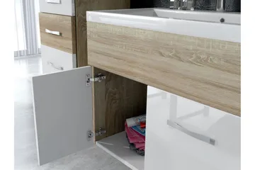 Ericka Badrumsset - Vit/Högglans - Hus & renovering - Kök & bad - Badrum - Badrumsmöbler & badrumsinredning - Kompletta möbelpaket badrum