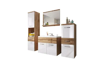 Ericka Möbelset för Badrum 133 cm - Hus & renovering - Kök & bad - Badrum - Badrumsmöbler & badrumsinredning - Kompletta möbelpaket badrum