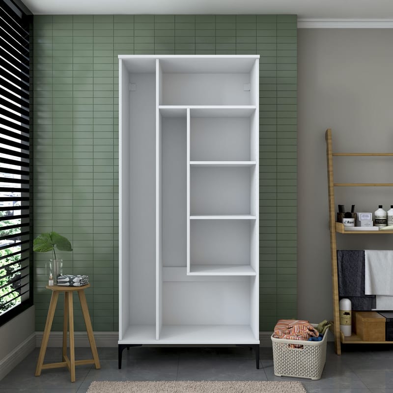 Fenvik Badrumsskåp 90x198,6x45 cm - Vit - Hus & renovering - Kök & bad - Badrum - Badrumsmöbler & badrumsinredning - Badrumsskåp