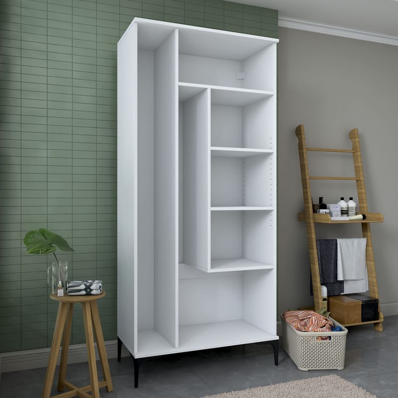 Fenvik Badrumsskåp 90x198,6x45 cm - Vit - Hus & renovering - Kök & bad - Badrum - Badrumsmöbler & badrumsinredning - Badrumsskåp