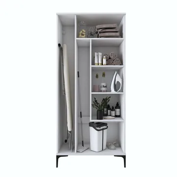 Fenvik Badrumsskåp 90x198,6x45 cm - Vit - Hus & renovering - Kök & bad - Badrum - Badrumsmöbler & badrumsinredning - Badrumsskåp