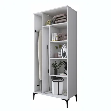 Fenvik Badrumsskåp 90x198,6x45 cm - Vit - Hus & renovering - Kök & bad - Badrum - Badrumsmöbler & badrumsinredning - Badrumsskåp