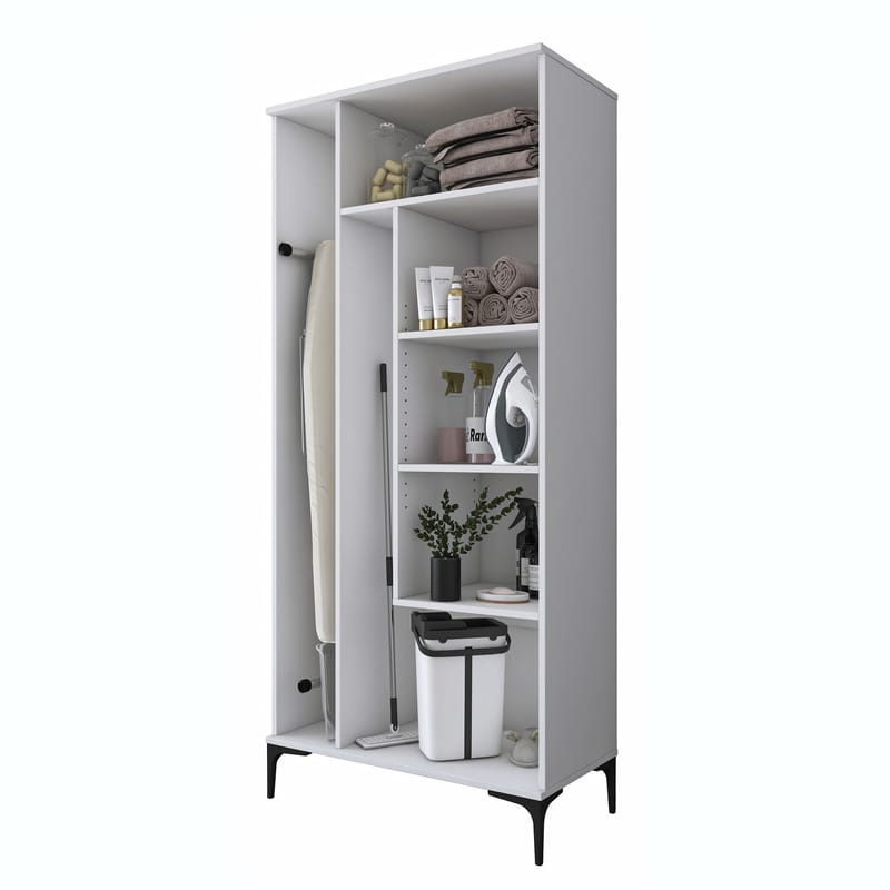 Fenvik Badrumsskåp 90x198,6x45 cm - Vit - Hus & renovering - Kök & bad - Badrum - Badrumsmöbler & badrumsinredning - Badrumsskåp