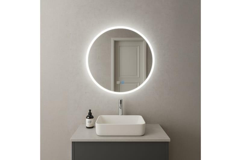 Galdwyn Badrumsspegel 80 cm Rund - Transparent - Hus & renovering - Kök & bad - Badrum - Badrumsmöbler & badrumsinredning - Badrumsspegel