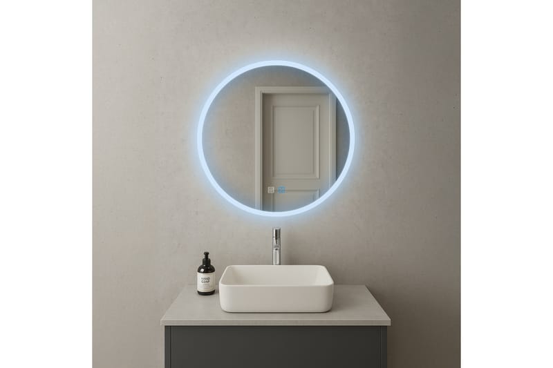 Galdwyn Badrumsspegel 80 cm Rund - Transparent - Hus & renovering - Kök & bad - Badrum - Badrumsmöbler & badrumsinredning - Badrumsspegel
