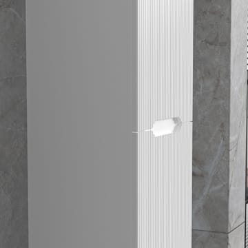 Högskåp badrum 160x35cm | Vägghängt | Tuba - Vit - Hus & renovering - Kök & bad - Badrum - Badrumsmöbler & badrumsinredning - Badrumsskåp