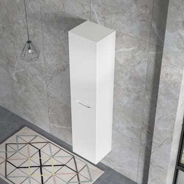 Högskåp badrum 160x35cm | Vägghängt | Tuba - Vit - Hus & renovering - Kök & bad - Badrum - Badrumsmöbler & badrumsinredning - Badrumsskåp