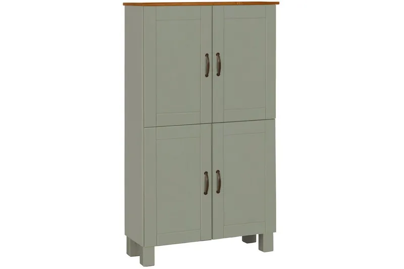 Högskåp till badrum Loft24 Alby Högskåp till Badrum 130x75x30 cm Grön, undefined