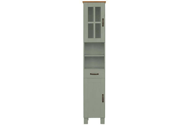 Högskåp till badrum Loft24 Alby Högskåp till Badrum 180x33x30 cm Grön - Hus & renovering - Kök & bad - Badrum - Badrumsmöbler & badrumsinredning - Badrumsskåp