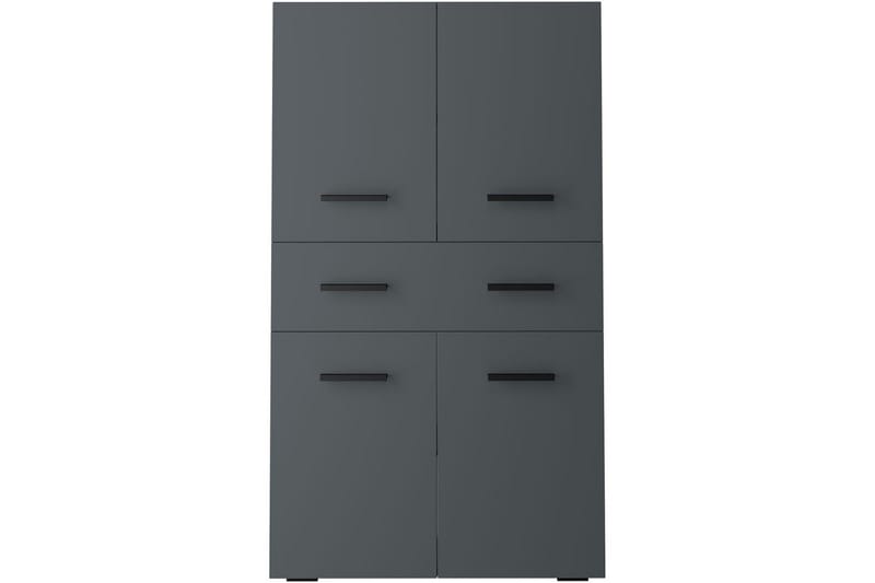 Högskåp till badrum Loft24 Malika Högskåp till Badrum 130x76x35 cm Grå - Hus & renovering - Kök & bad - Badrum - Badrumsmöbler & badrumsinredning - Badrumsskåp