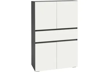 Högskåp till badrum Loft24 Wisla Högskåp till Badrum 130x76x35 cm Grå