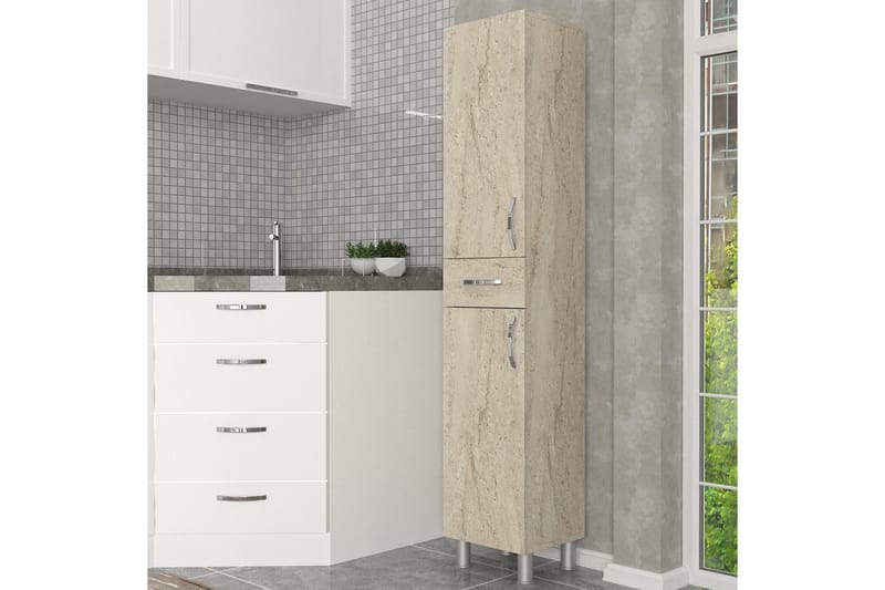 Högskåp till badrum Namo Högskåp Badrum Beige - Hus & renovering - Kök & bad - Badrum - Badrumsmöbler & badrumsinredning - Badrumsskåp