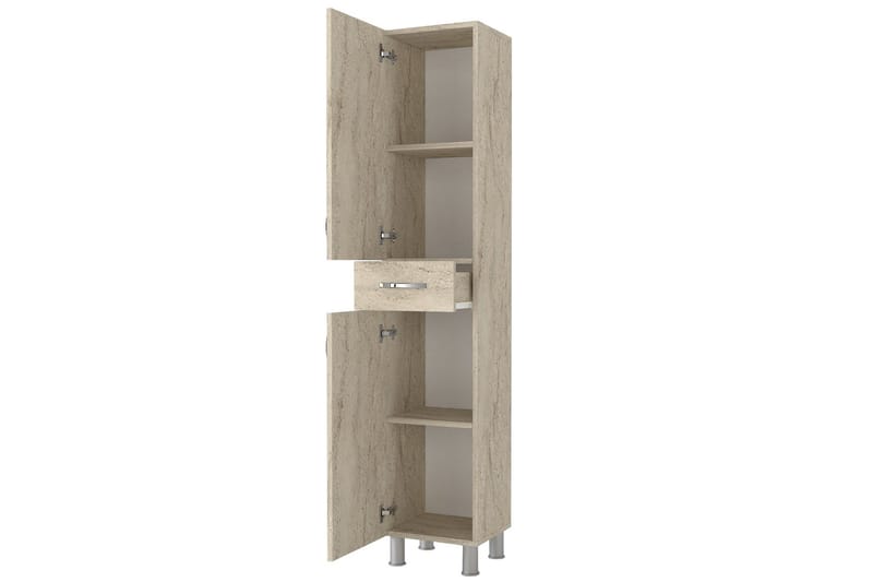 Högskåp till badrum NO_BRAND Namo Högskåp Badrum Beige - Hus & renovering - Kök & bad - Badrum - Badrumsmöbler & badrumsinredning - Badrumsskåp