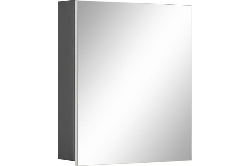 Hudnall Väggskåp 60x15 cm - Antracit/Natur - Spegelskåp badrum